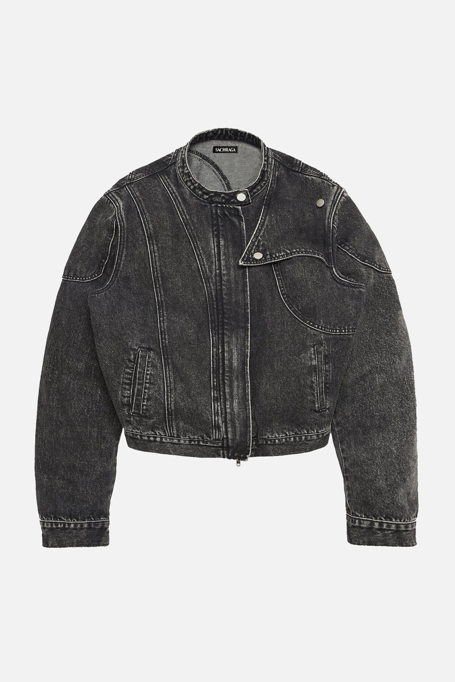 CIRCUIT DENIM MOTO JACKET — SACHRAGA CIRCUIT DENIM MOTO JACKET — SACHRAGA